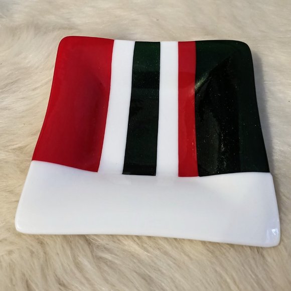 Glass Art Candy Nut or Misc Dish Handmade - Picture 3 of 4